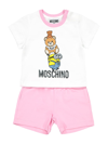 MOSCHINO KIDS CLOTHING SET FOR GIRLS