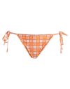 Faithfull The Brand Ophelle Bikini Bottoms In Apricot