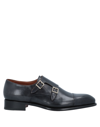Santoni Loafers In Lead