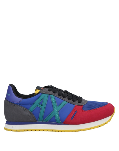 Armani Exchange Sneakers In Blue