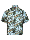 Just Don Tree-branch Print Shirt In Blue
