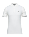 C.p. Company Polo Shirts In White