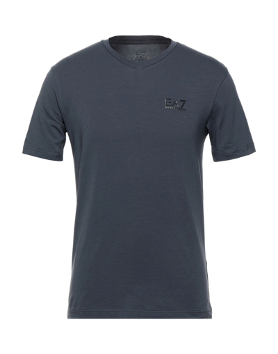Ea7 T-shirts In Dark Blue