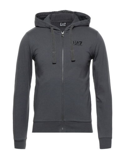 Ea7 Sweatshirts In Grey