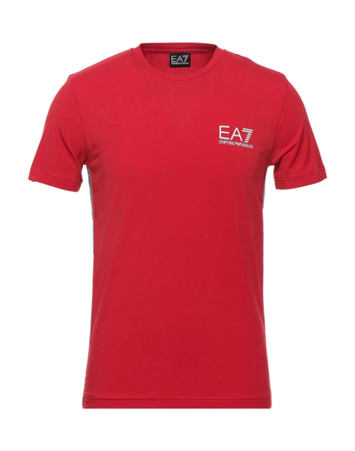 Ea7 T-shirts In Red
