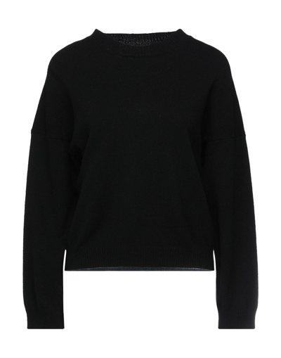 Moschino Sweaters In Black