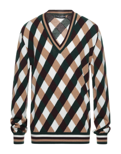 Dolce & Gabbana Sweaters In Brown