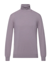 Alpha Studio Turtlenecks In Purple