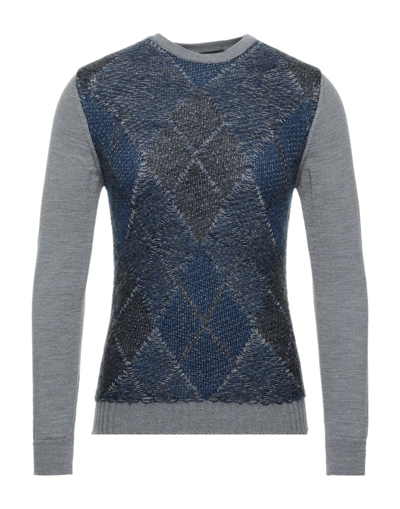 Daniele Alessandrini Sweaters In Blue