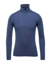 Alpha Studio Turtlenecks In Blue