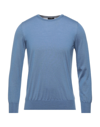 Barba Napoli Sweaters In Pastel Blue