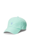 Polo Ralph Lauren Cotton Chino Ball Cap Man Hat Light Green Size Onesize Cotton