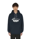 Undercoverism Cut-up Hooded Sweatshirt Navy In Blue