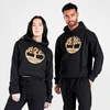 Timberland Men's Tree Logo Pullover Hoodie In Black