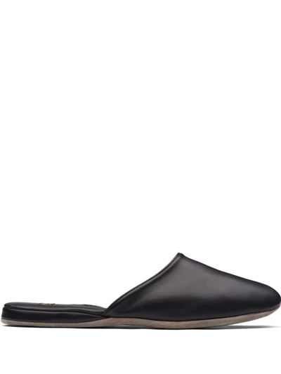 Church's Arran 3 Leather Slippers In Black