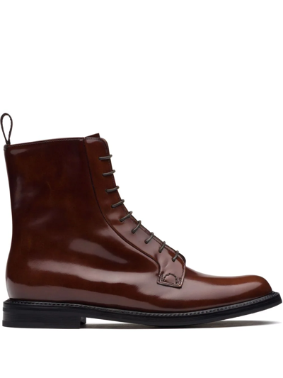 Church's Alexandra Polished Ankle Boots In Braun