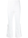 Cinq À Sept Tous Les Jours Lou Split Side Jeans In Weiss