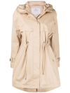 WOOLRICH HAVICE ZIP-FRONT PARKA COAT