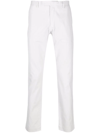 Polo Ralph Lauren Four-pocket Cotton Chino Trousers In Weiss