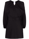 Patou Balloon Sleeves Dress In Schwarz
