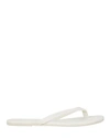Tkees The Boyfriend Leather Flip-flops In White