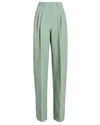 AKNVAS O'CONNOR PLEATED STRAIGHT-LEG TROUSERS