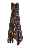 Ulla Johnson Women's Alma Silk Maxi Dress In Print,black