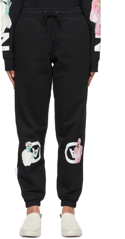 Aitor Throups Thedsa Black 'no2705' & 'no3037' Lounge Pants