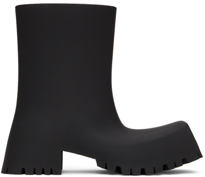 Balenciaga Trooper Rubber Boots In Black