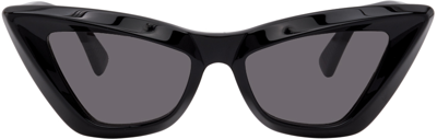 Bottega Veneta Minimalist 53mm Cat Eye Sunglasses In Black