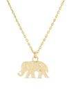 METIER 9KT YELLOW GOLD ELEPHANT PENDANT NECKLACE