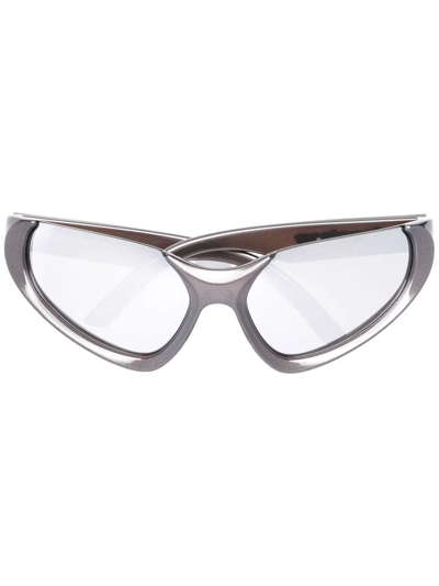 Balenciaga Xpander Cat-eye Frame Sunglasses In Grey