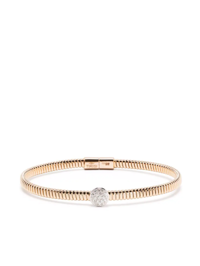 Tirisi Rose Gold Amsterdam Diamond Bracelet In Pink