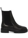 Reformation Katerina Lug Sole Chelsea Boots In Black