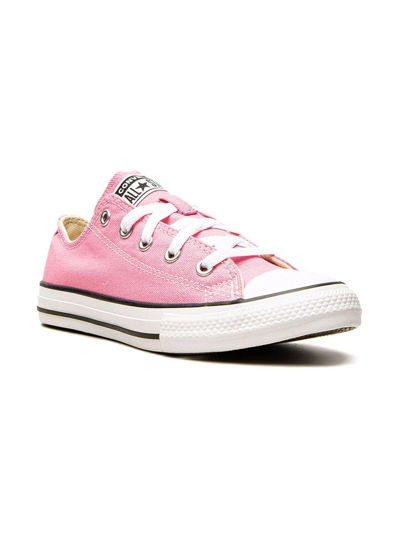 Converse Kids' All-star 低帮板鞋 In Pink