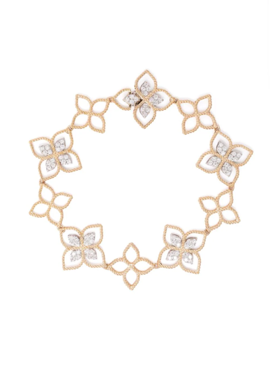 Roberto Coin 18kt Rose Gold Princess Flower Dubai Diamond Bracelet