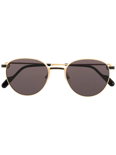 Cartier Pantos-frame Sunglasses In Gold