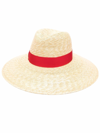 Borsalino Sophie Straw Hat In Red