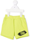 Diesel Babies' Logo-print Shorts In Yellow