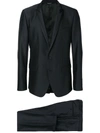 Dolce & Gabbana Wool Blend-silk Two-piece Single-breasted Suit In Black