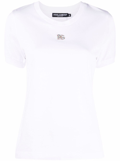 Dolce & Gabbana Logo T-shirt Clothing In White