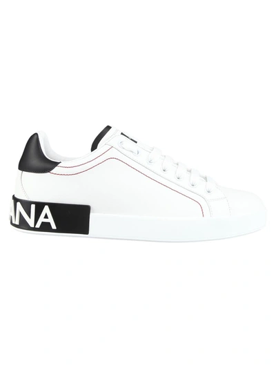 Dolce & Gabbana Portofino Low-top Trainers In White