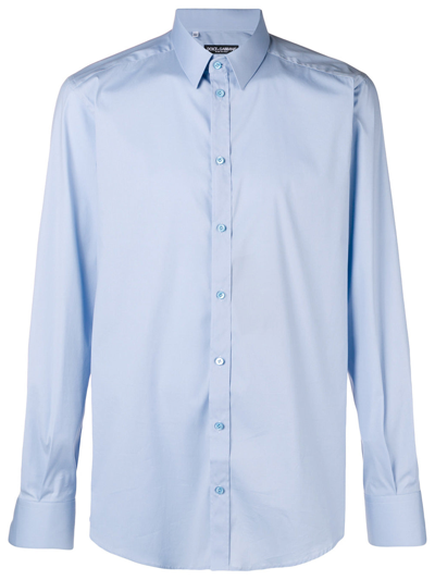 Dolce & Gabbana Classic Formal Shirt In Blue