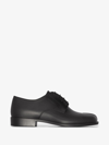 Maison Margiela 20mm Tabi Leather Lace-up Shoes In Black