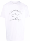 Paul & Shark Logo-print Cotton T-shirt In White