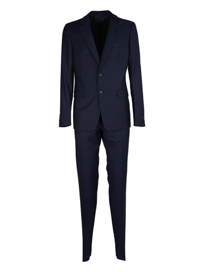 Prada Suit In Bleu