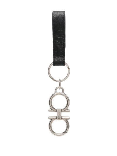 Salvatore Ferragamo Travel Key Ring Accessories In Black