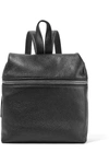 KARA Small textured-leather backpack