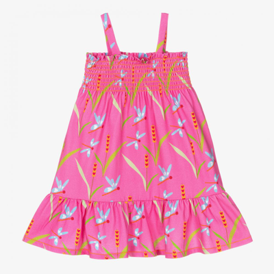 Agatha Ruiz De La Prada Kids'  Girls Pink Dragonfly Dress