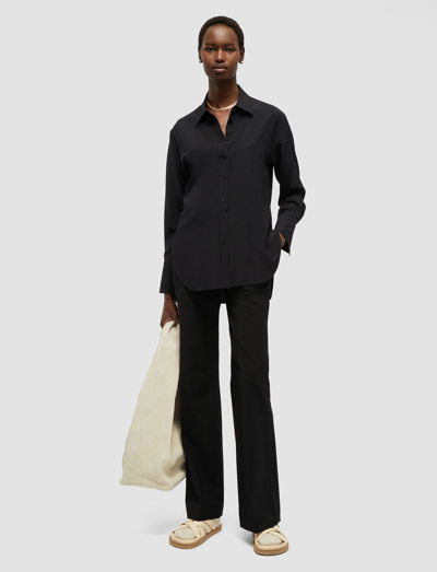 Joseph Silk Crepe De Chine Joe Blouse In Black
